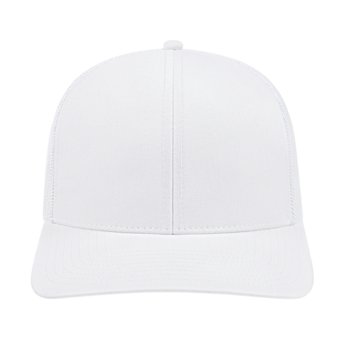 Solid Color Trucker Hat with Mesh Back